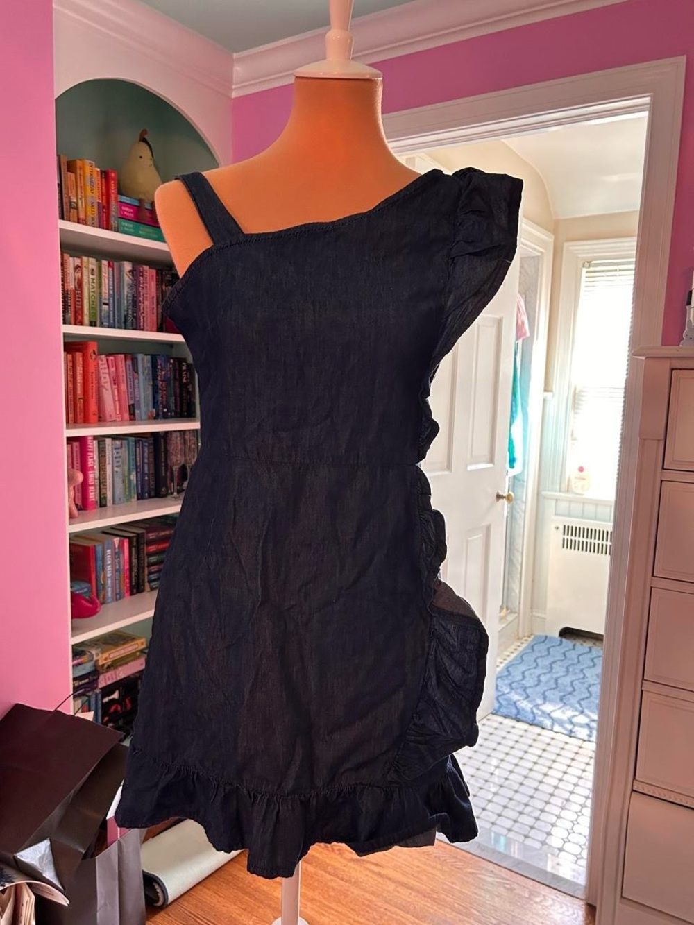Urban outfitters women's size medium denim like material dress
